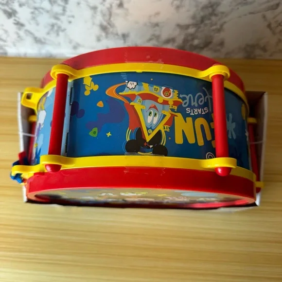 1 Disney Funhouse Marching Band Drum With Instruments For Ages 2+ - Picture 4 of 9